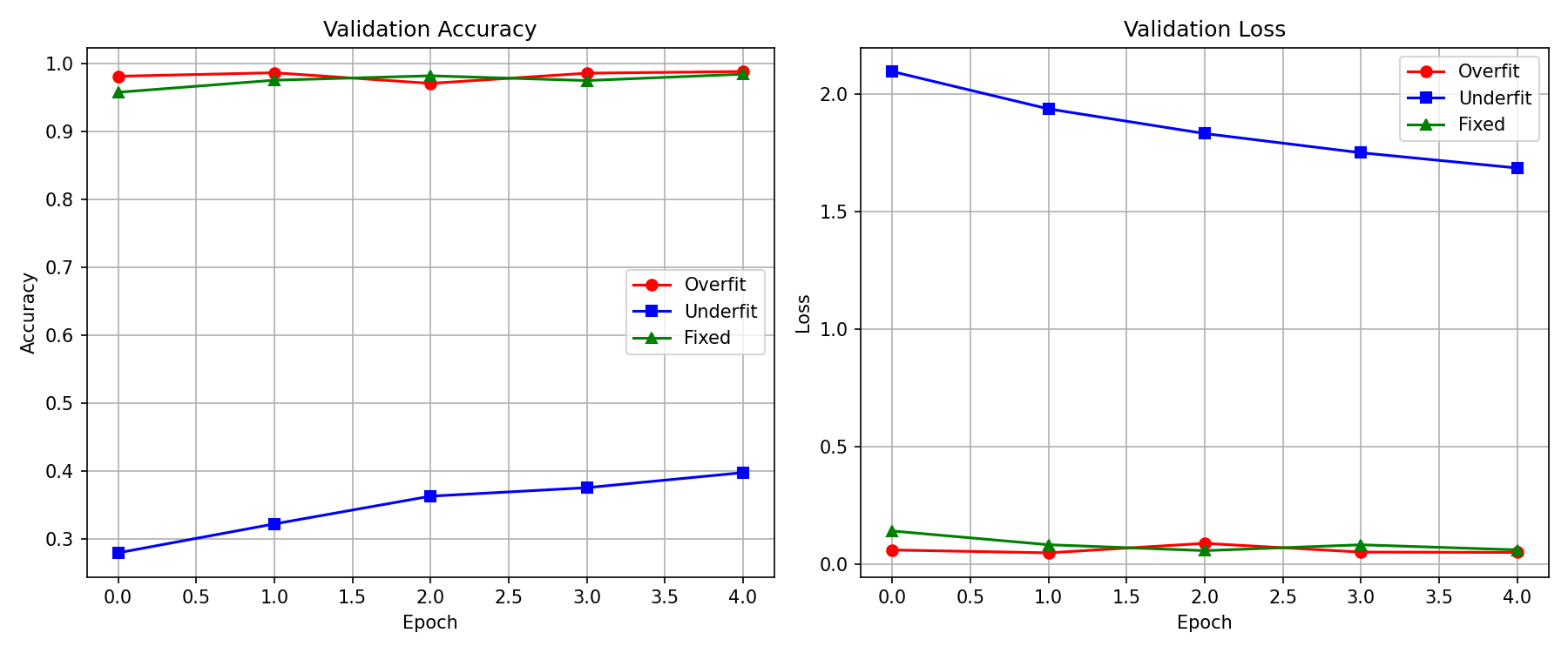 Training curves